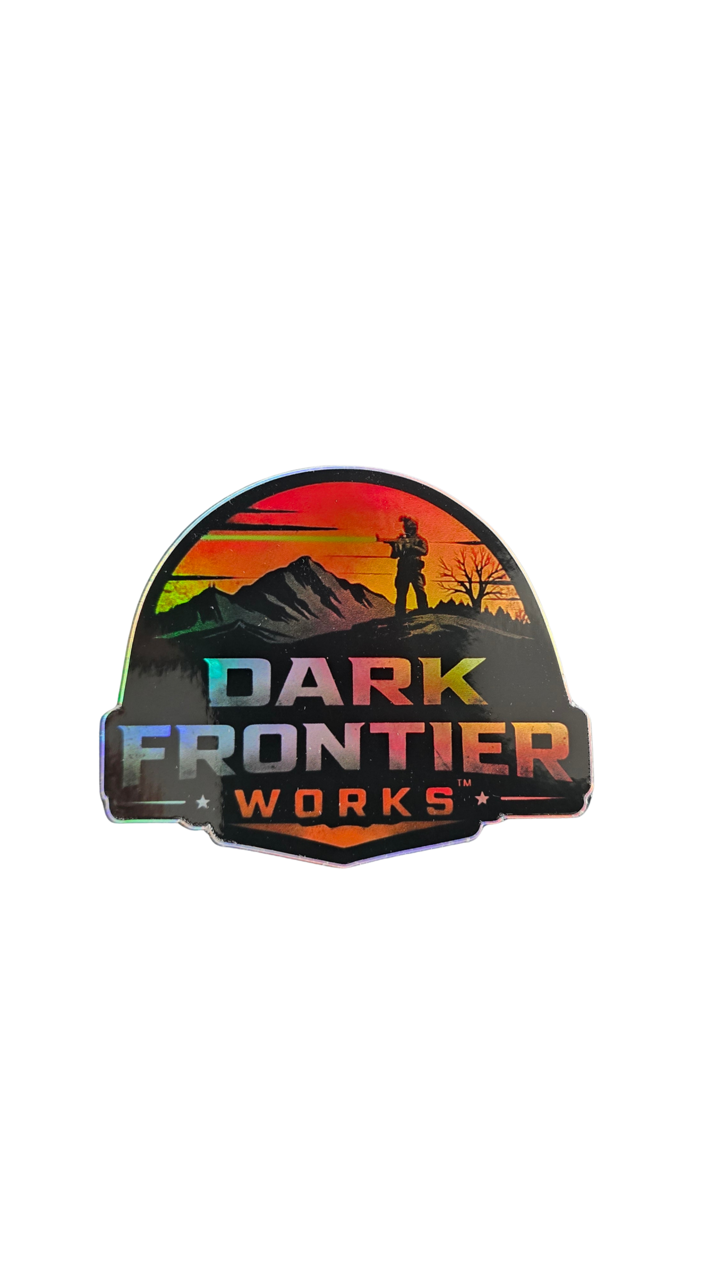DFW Holographic Sticker