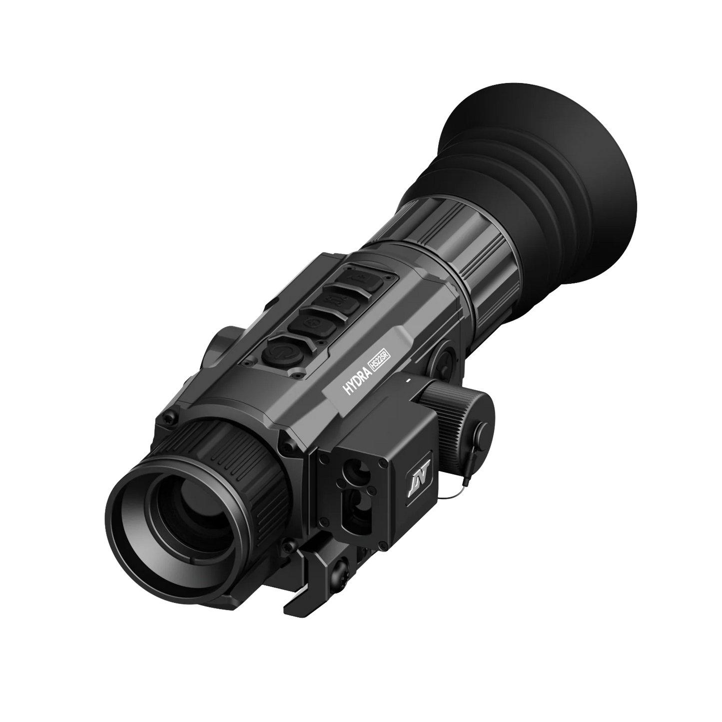 DNT Hydra-LRF Multi-Function Thermal Scope with Laser Rangefinder and Ballistic Calculator - Standalone Scope, Clip-On, Handheld Monocular