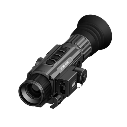 DNT Hydra-LRF Multi-Function Thermal Scope with Laser Rangefinder and Ballistic Calculator - Standalone Scope, Clip-On, Handheld Monocular
