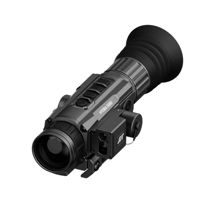 DNT Hydra-LRF Multi-Function Thermal Scope with Laser Rangefinder and Ballistic Calculator - Standalone Scope, Clip-On, Handheld Monocular