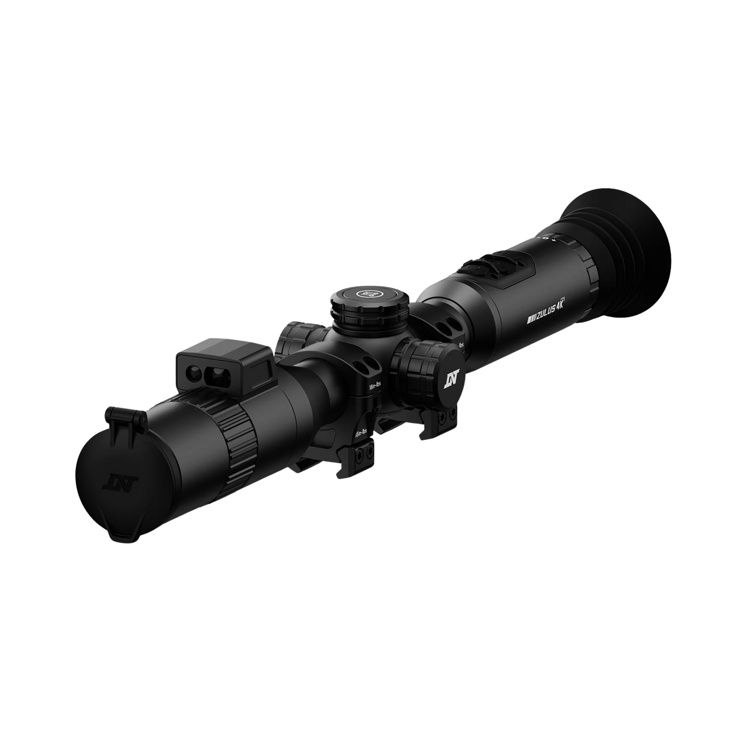 DNT ZULUS 4K Tube-Style Digital Day & Night Vision Scope with Laser Rangefinder and DNT Ballistic Engine